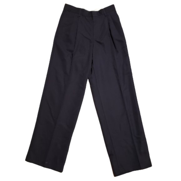 Arrow Pants - Arrow Pleated Dress Pants Navy Blue Women's 14 | 27x28 Business Formal Brand New